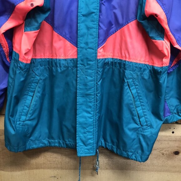 Vintage Adidas 1990s Track Suit Windbreaker Set Womens Size Large Retro Nylon - Picture 5 of 15